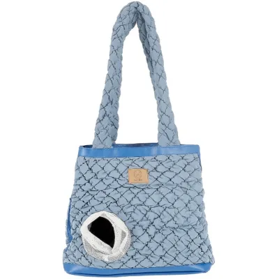 Переноска для тварин MISOKO&CO 40x18x38 см темно-синя (YIWUMSK70170)