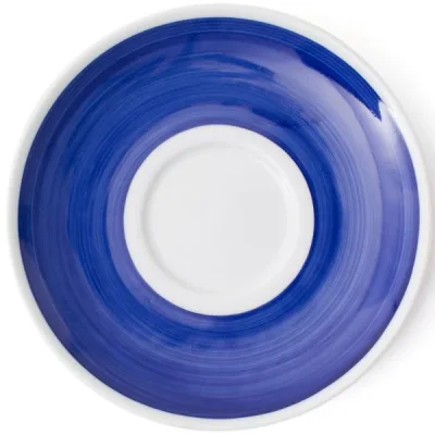 Блюдце Ancap серія Verona Millecolori 16,7 см Blue для серій "Verona/Torino/Roma Millecolori Hand Painted" (34421)
