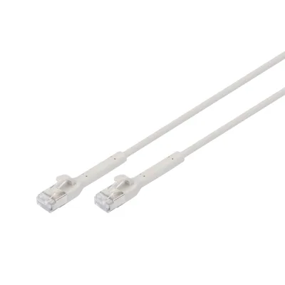 Патч-корд 0.3м, SFTP, cat.6A, AWG 32/7, Cu, TPE-LSZH, гнучкий, grey Digitus (DK-1632-A-003B)