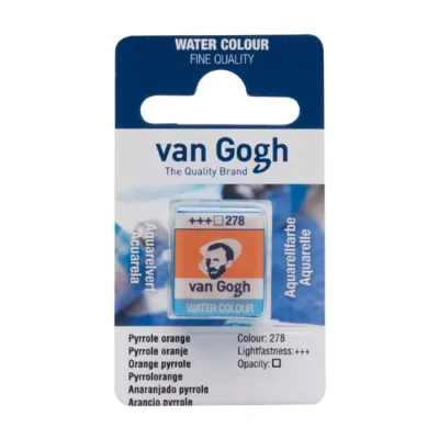 Акварельні фарби Royal Talens Van Gogh (278), Пірольний помаранчевий, кювета (8712079419110)