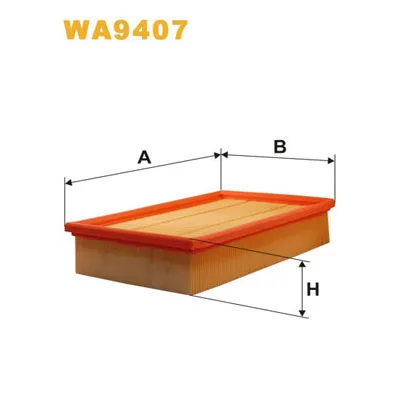 Повітряний фільтр для автомобіля Wixfiltron WA9407