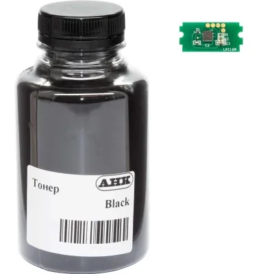 Тонер Kyocera P3260dn, TK-3200 1200г 40K Black chip АНК (50000636)
