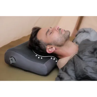 Туристична подушка Flextail анатомічна Zero Pillow сіра (6971670131032)
