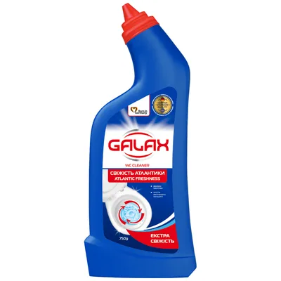 Засіб для чищення унітазу Galax Свіжість атлантики 750 г (4262396145376)
