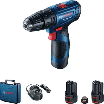Шуруповерт Bosch GSB 120-Li акумуляторний, 2x2.0Аh (0.601.9G8.100)