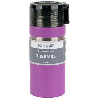 Термос Kite 473 мл фіолетовий (K25-320-3)
