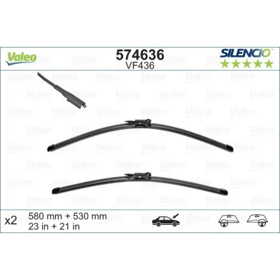 Щітка склоочисника Valeo 574636