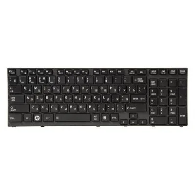 Клавіатура ноутбука PowerPlant TOSHIBA Satellite A660, A665 черный, черный фрейм (KB311194)