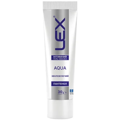 Лубрикант Lex Condoms Aqua Зволожуючий 30 мл (4820296720088)