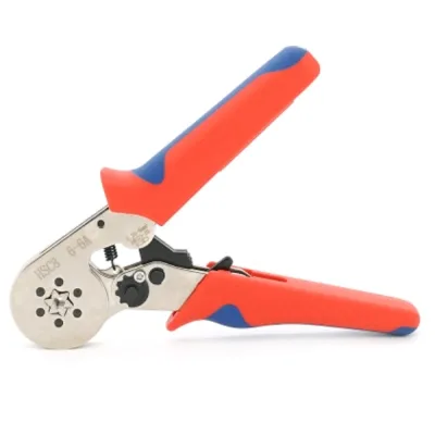 Затискач для клем CINLINELE HCS8 6-6A, red, набір наконечників VE0508 VE7508 VE1008 VE1508 VE2508 VE4009 VE6102 (HCS8 6-6A+VE780)