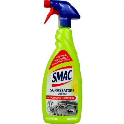 Спрей для чищення кухні Smac Sgrassatore Cucina Універсальний знежирювач З ароматом лимону 650 мл (8003650025968)