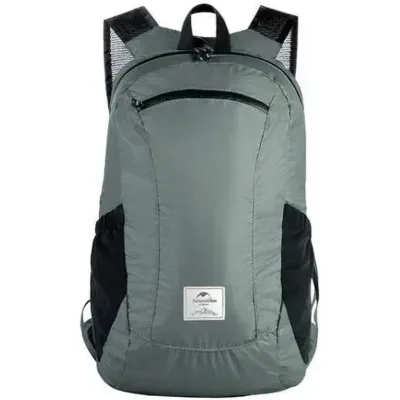 Рюкзак туристичний Naturehike Ultralight NH17A012-B, 18 л, сірий (6927595718667)