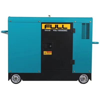 Генератор FULL дизельний FDL16500SC, 230V, 50Hz, 16.25kVA/12kW, 50 л, 4 л/год, стартер (FDL16500SC)