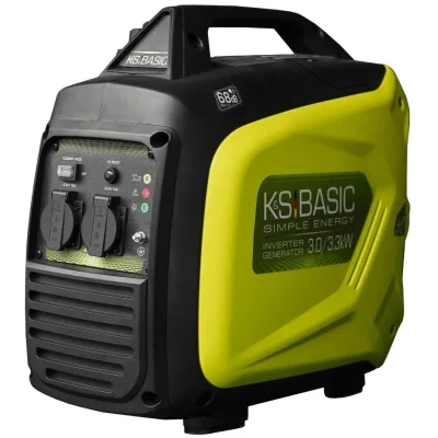 Генератор Konner&Sohnen інверторний KS 3100i S, 230В, 3.1кВт, ручний тартер, 21.5кг (KSB33IS)