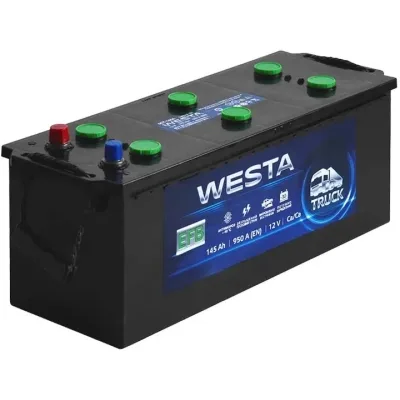 Акумулятор автомобільний Westa 6CT-145 А (3) EFB (WEFB145)