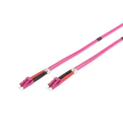 Оптичний патчкорд Digitus LC/UPC-LC/UPC, 50/125, MM, OM4, duplex, 7м (DK-2533-07-4)