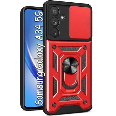 Чохол до мобільного телефона BeCover Military Samsung Galaxy A34 5G SM-A346 Red (709140)