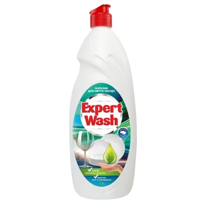 Засіб для ручного миття посуду Expert Wash Алое 1 л (4820197122202)