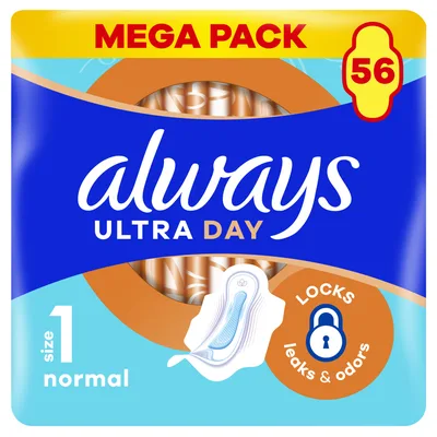Гігієнічні прокладки Always Ultra Normal (Розмір 1) 56 шт. (8700216450348)