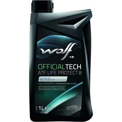 Трансмісійна олива Wolf OFFICIALTECH ATF LIFE PROTECT 8 1л (8326479)