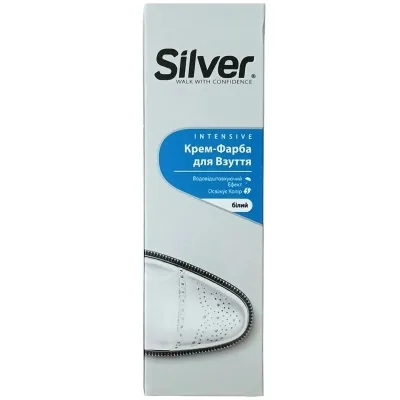 Фарба для взуття Silver Біла 75 мл (8690757005629)