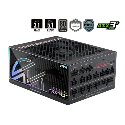 Блок живлення MSI 1600W (MPG AI1600TS PCIE5)