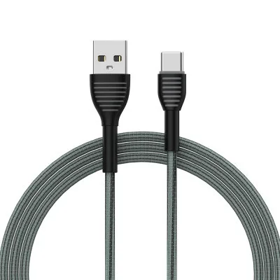 Дата кабель USB 2.0 AM to USB-C 1.0m ColorWay (CW-CBUC041-GR)