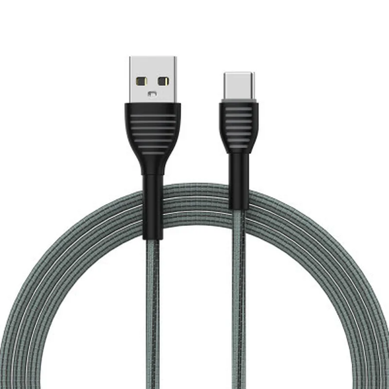 Дата кабель USB 2.0 AM to USB-C 1.0m ColorWay (CW-CBUC041-GR)