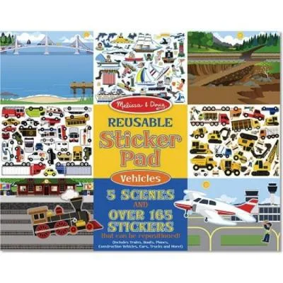 Набір для творчості Melissa&Doug багаторазові наклейки "Транспорт" (MD4199)