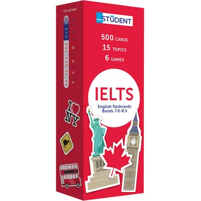 Картки для вивчення англійської мови English Student. IELTS (english to english)