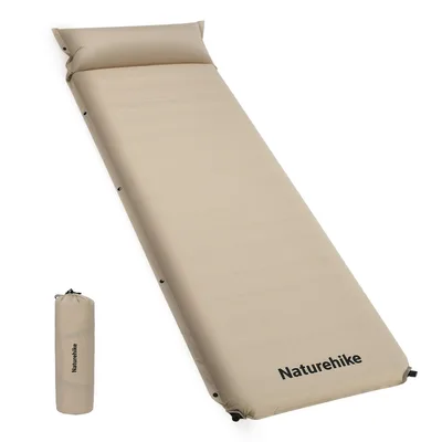 Туристичний килимок Naturehike CNK2450WS020, самонадувний, 200х63х10 см, бежевий (6927595712719)