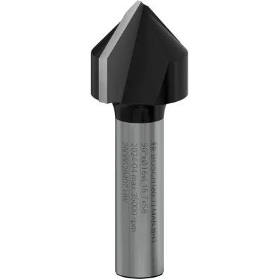 Фреза Bosch Professional пазова V-подібна V, Std, S8, D16, L16 90° (2.608.628.407)