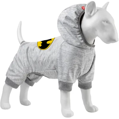 Комбінезон для тварин Collar WAUDOG Clothes "Бетмен лого" софтшелл L55 B 69-76 см, С 46-52 см (312-2001)