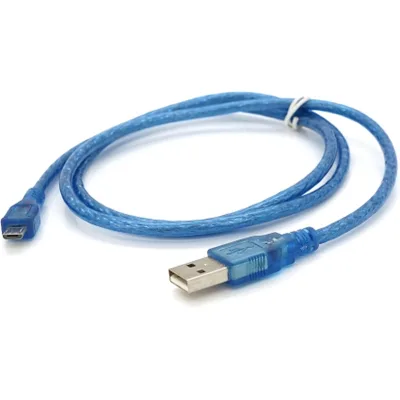 Дата кабель USB 2.0 AM to Micro 5P 1.0m blue Voltronic (YT-AM/Mc-1B/05495)