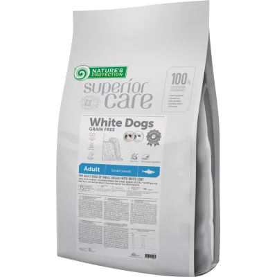 Сухий корм для собак Nature's Protection Superior Care White Dogs Grain Free Herring Adult 10 кг (NPSC47440)