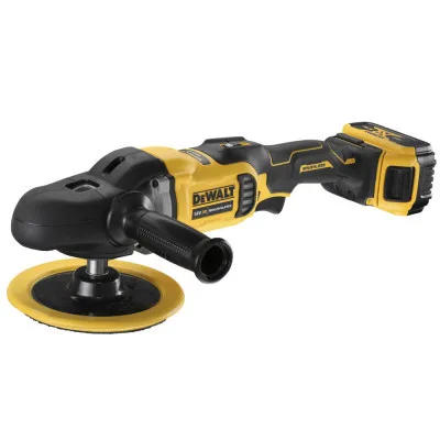 Шліфувальна машина DeWALT полірувальна, 18В XR Li-Ion, 800 - 2200 об/хв, 2x5Ah (DCM849P2)