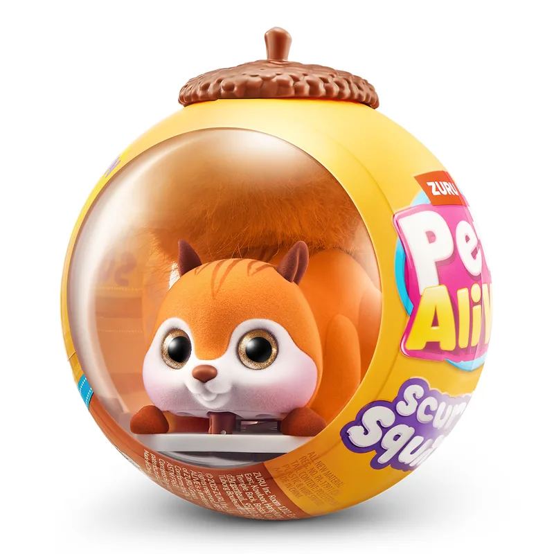 Інтерактивна іграшка Pets & Robo Alive Pets alive S1 Білочка помаранчевий (9565A)