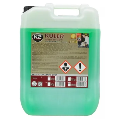 Антифриз K2 Kuler Long Life -35 °C G11 зелена 20 кг (W406Z)