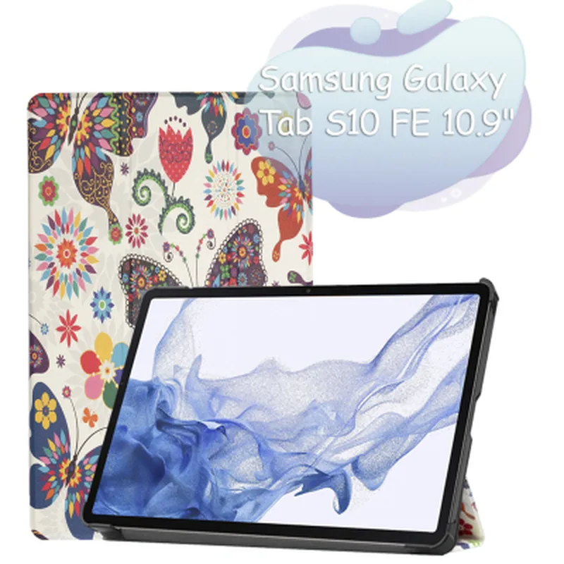 Чохол до планшета BeCover Smart Case Samsung Galaxy Tab S10 FE (SM-X520/SM-X526) 10.9" Butterfly (713283)