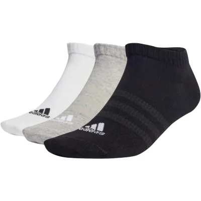 Шкарпетки Adidas T SPW LOW 3P IC1337 сірий, білий, чорний 37-39 (4066746302248)