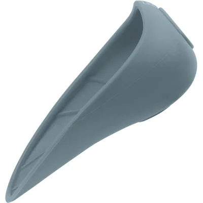 Універсальний посуд для тварин WAUDOG Silicone Поїлка-насадка на пляшку 165х90 мм сіра (507711)