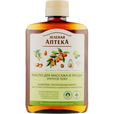 Олія для тіла Green Pharmacy Пружне тіло Для догляду і масажу 150 мл (4823015937071)