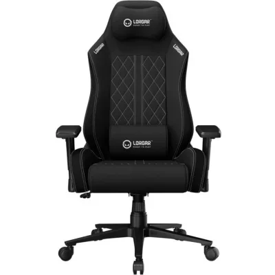 Крісло ігрове Lorgar CHA41 Black/White (LRG-CHA41-BK-WH)