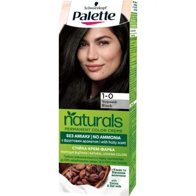 Фарба для волосся Palette Naturals без аміаку 1-0 Чорний (3838824171562)