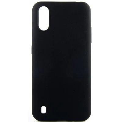 Чохол до мобільного телефона Dengos Carbon Samsung Galaxy A01, black (DG-TPU-CRBN-54) (DG-TPU-CRBN-54)