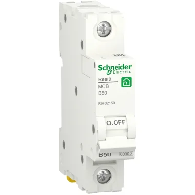 Автоматичний вимикач Schneider Electric RESI9 6kA 1P 50A (R9F02150)