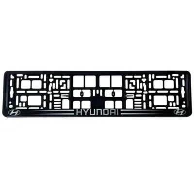 Рамка номерного знака Poputchik Hyundai (24-106-IS)