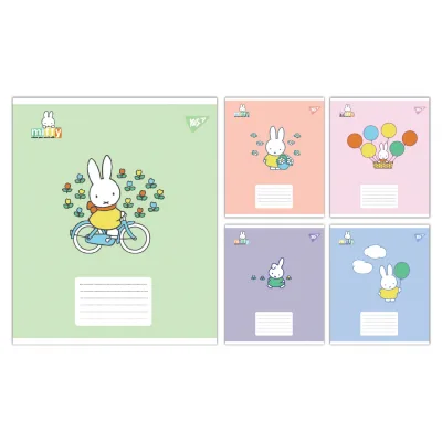 Зошит Yes Miffy Playfull А5 18 аркушів лінія (767635)