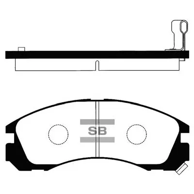 Гальмівні колодки HI-Q SP1068