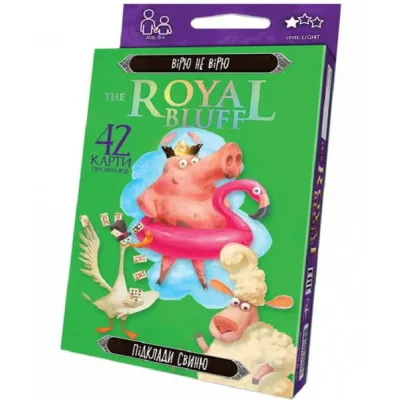 Настільна гра Danko Toys Вірю не вірю (The Royal Bluff) жовті, українська (RBL-01-02U)